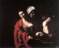 Salomé con la Cabeza del Bautista Caravaggio